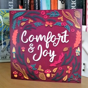 Comfort e gioia, biglietto di Natale