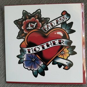 Wenskaart Bad Ass Mother - Moederdag - nieuwe ouder - babyshower