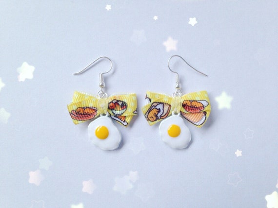 gudetama earrings