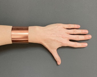 SPARTA cuff bracelet | adjustable bracelet made of copper or brass