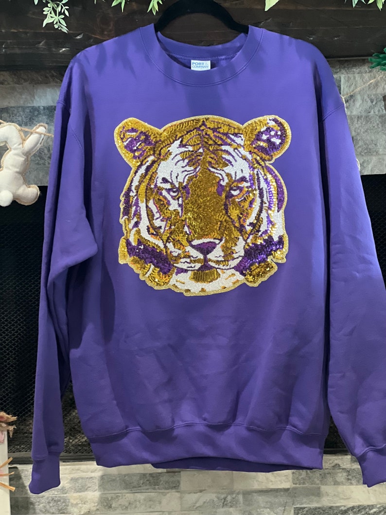 Sequin White LSU Tee main image 1