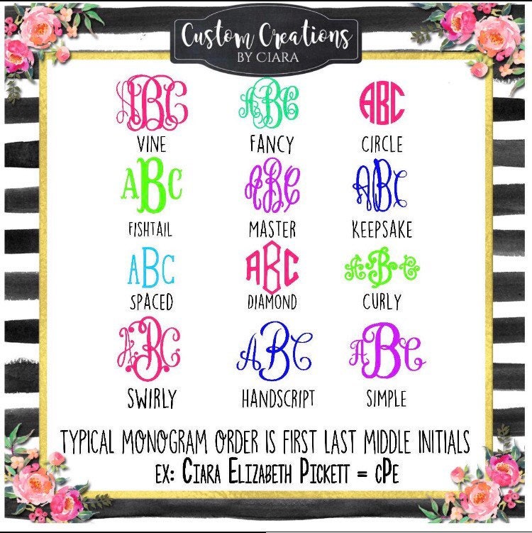 Camera Monogram Decal Photography Photographer Any Size - Etsy