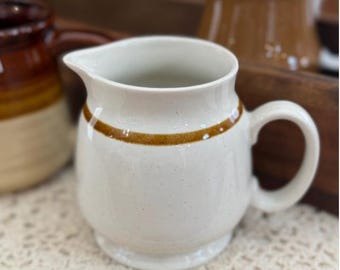 Found Creamer Brown Stripe