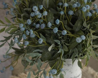 Blue Mini Star Bundle – Spring Flowers, Cottagecore Timeless, Farmhouse Table Decor, Centerpiece