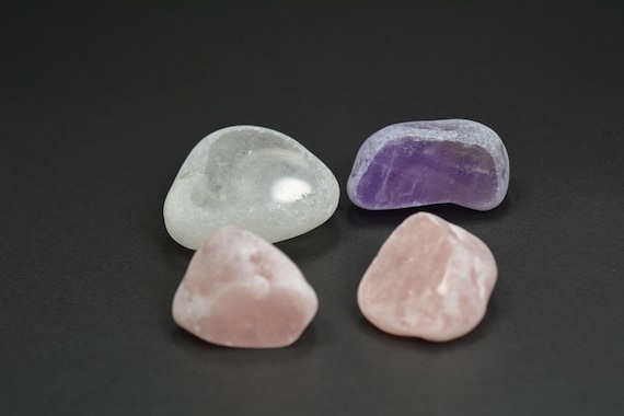 Amethyst and Clear Quartz Bracelet 