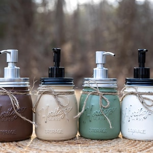 Mason Jar Soap Dispensers
