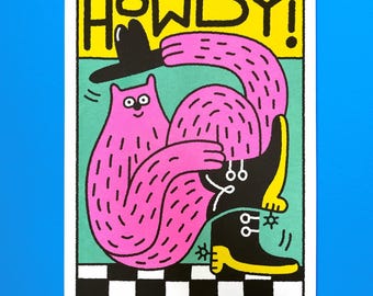 Howdy A3 Riso Druck