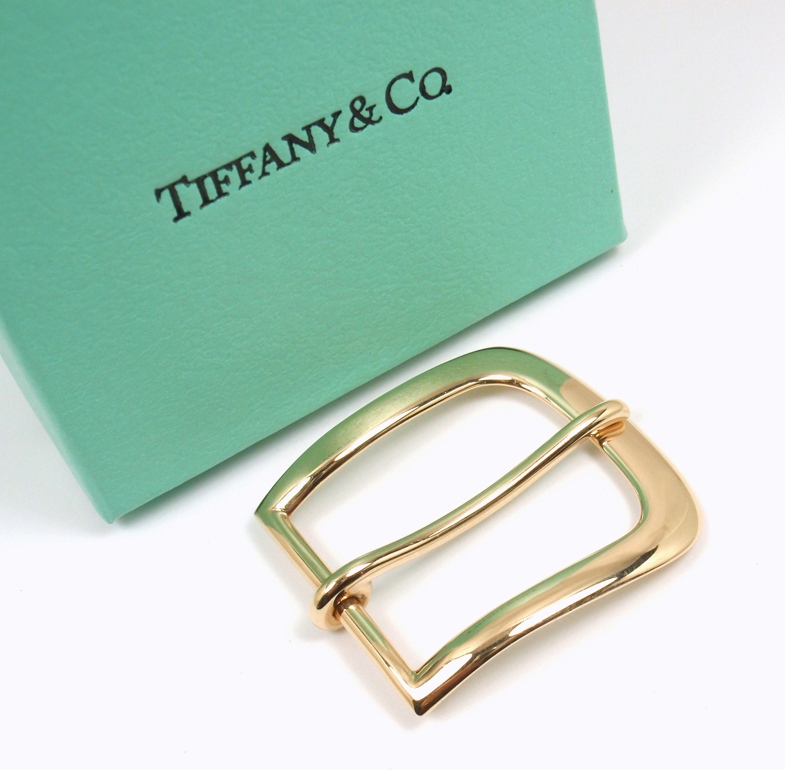 Rare Vintage Tiffany & Co Makers 14K Yellow Gold Buckle for Rare Vintage Tiffany & Co Makers 14K Yellow Gold Buckle for