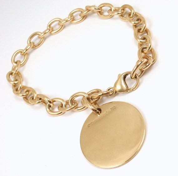 tiffany 18k gold bracelet
