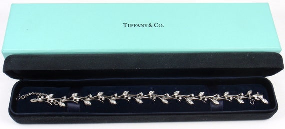 Rare Vintage 1999 Tiffany & Co Garland Platinum P… - image 2