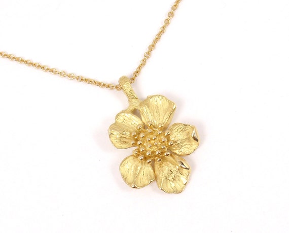 tiffany dogwood necklace