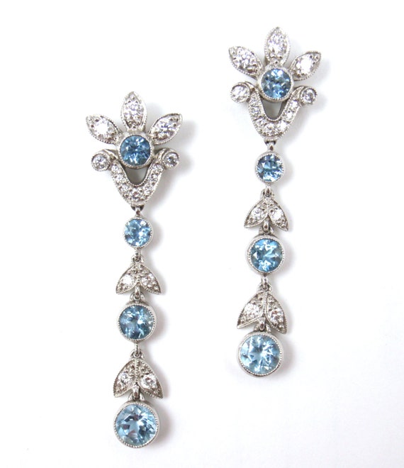 aquamarine earrings tiffany