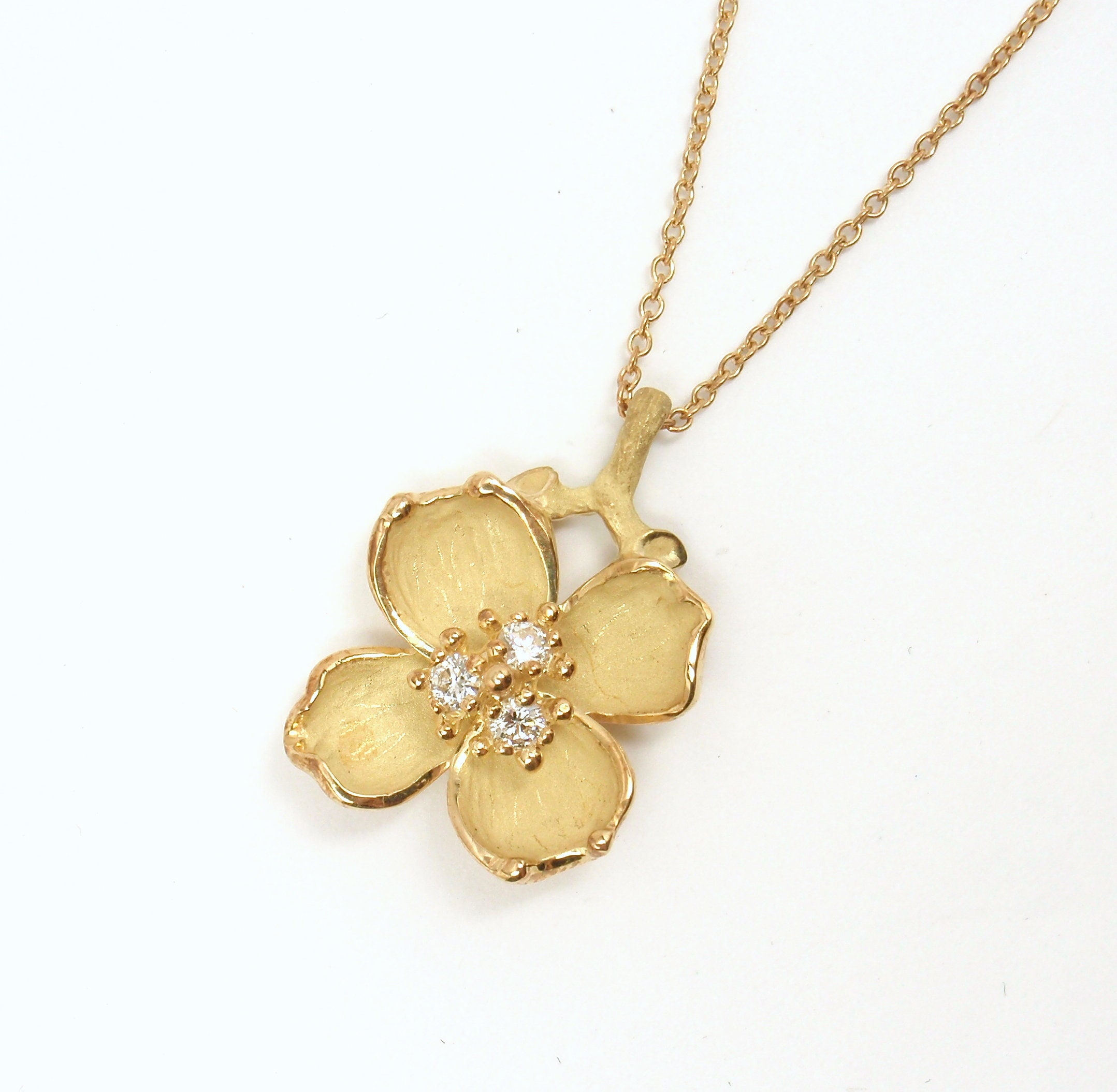 Tiffany & Co” Diamond Bar Long Necklace —