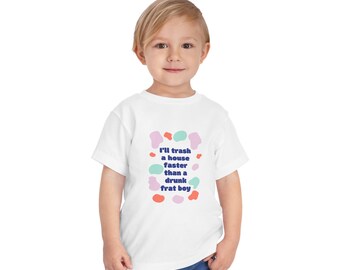 Toddler Short Sleeve Funny TShirt