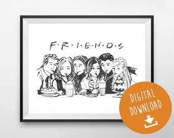 Friends - Printable art, digital download
