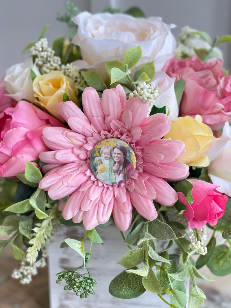 Centerpiece Flowers for Baby Shower Decor Wedding Shower Etsy