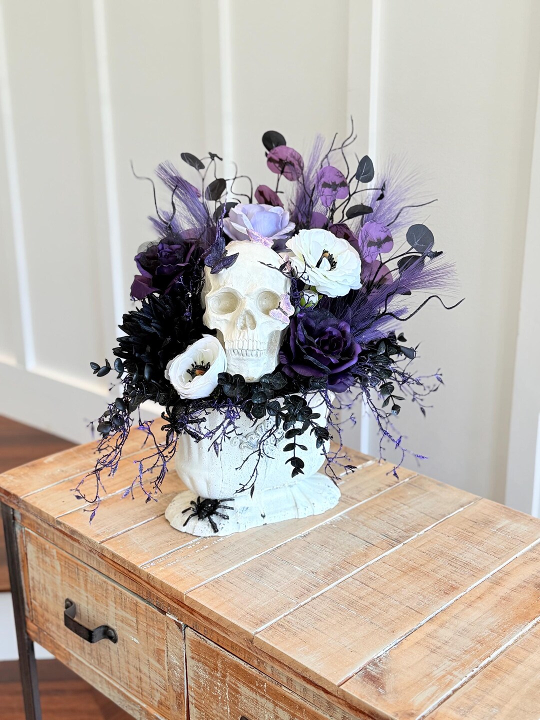 Pretty Spooky Halloween Arrangement, Gothic Inspired Floral Arrangement ...
