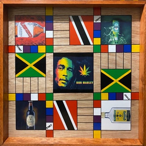 Jamaican/Trinidad Ludi (Ludo) Board