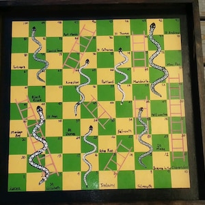 Snake and Ladder - custom made board game
