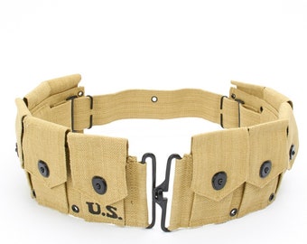 U.S. WWII M1 Garand Rifle Cartridge Belt [AMU1066]
