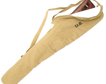 U.S. WWII Fleece Lined M1 Carbine Rifle Case - Marked U.S.