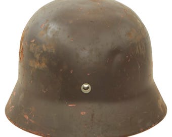 WW2 フィンランド軍 M55ヘルメット ☆ 58cm ドイツ軍 実物 M40 ヘルメット