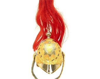 英国近衛騎兵隊ロイヤル・ホース・ガード パレードヘルメット 赤い羽飾り付き [ABB7009-1]