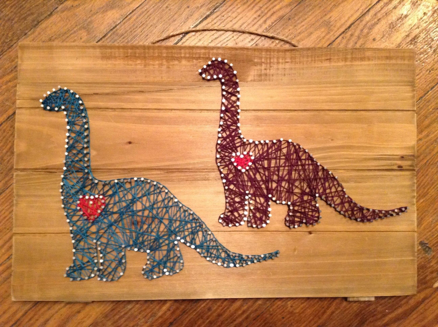 Dinosaur String Art Etsy