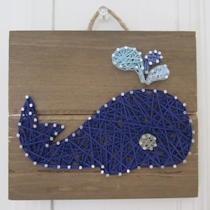 Whale String Art