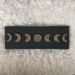 Moon Phases String Art New Age Psychic Mystic Wall Decor