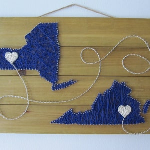 State or Country String Art - Made to Order