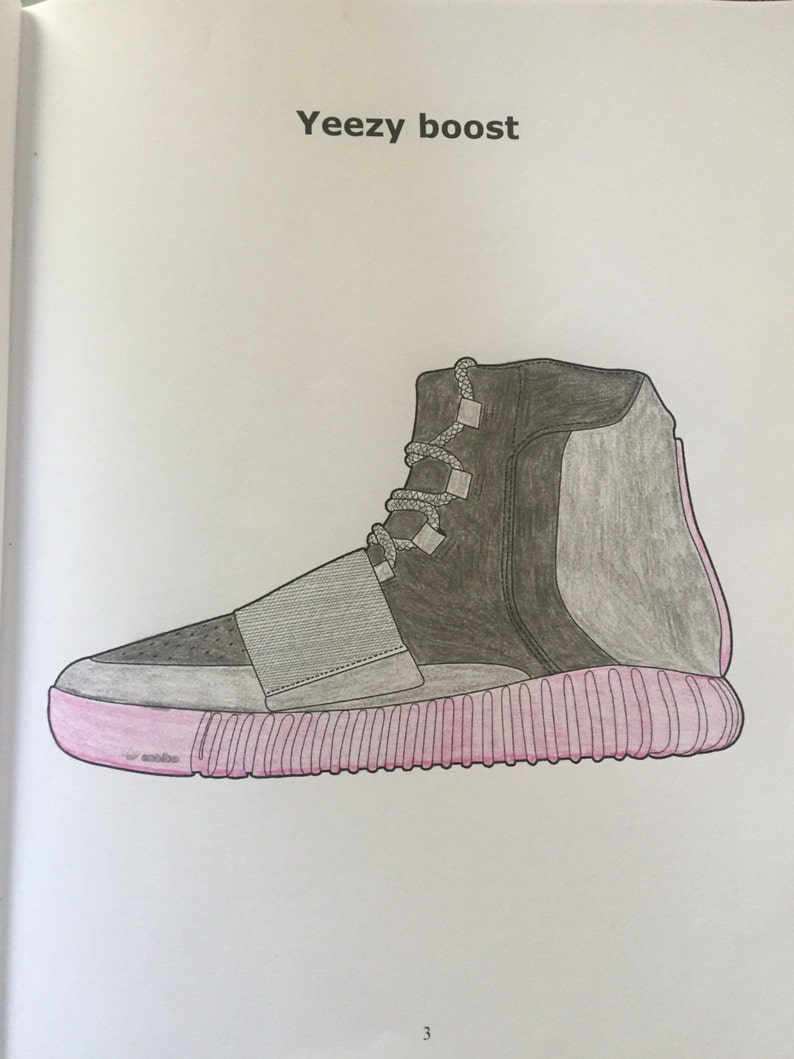 Download Sneakerhead Coloring Book | Etsy