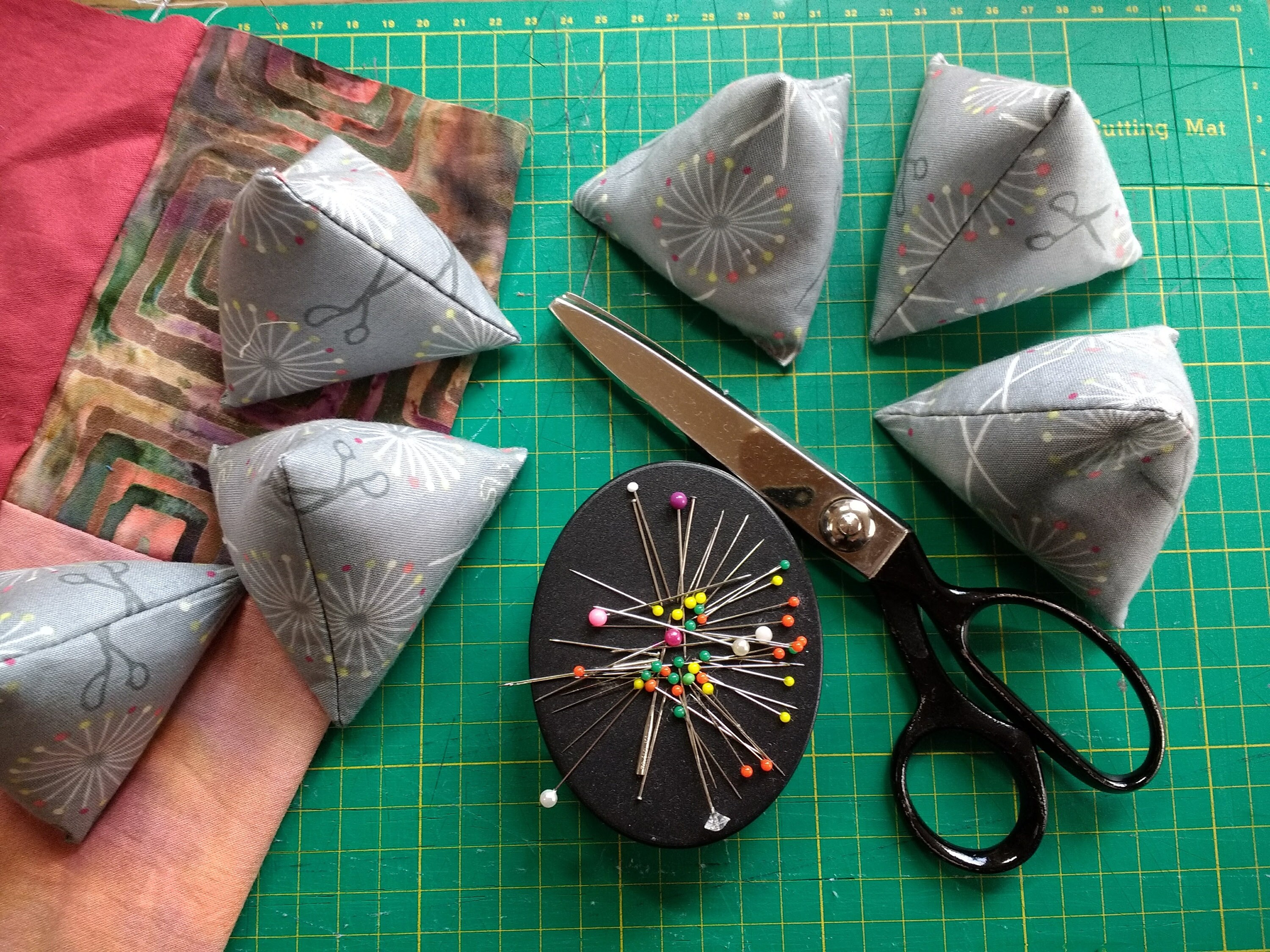 Sewing Pattern Weights Set of 6 Pyramids Sewing Weights Etsy