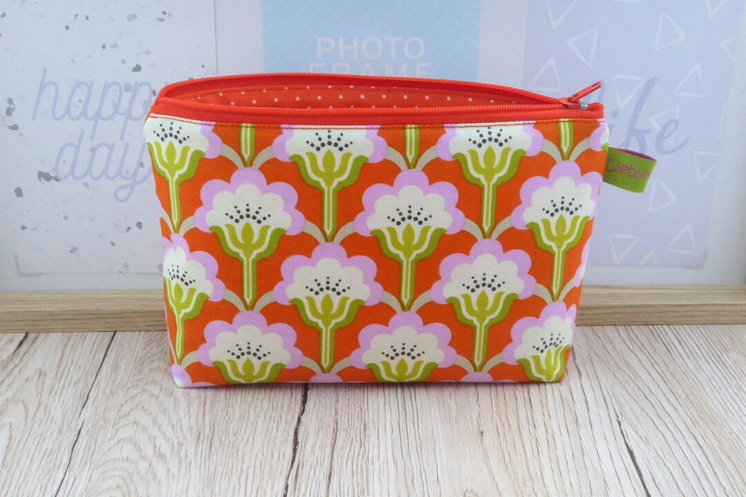 Personalisiertes Nähtäschchen – Kulturbeutel Mit Namen, Waschbeutel, Schminktasche