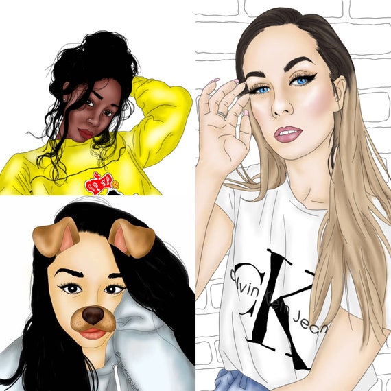 DIGITAL DOWNLOAD Colour Custom Portrait, Couple drawing, Couple Art, Cartoon Portrait, Portrait Drawing, Digital Portrait, Custom Drawing
