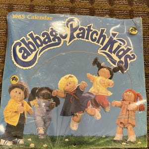Cabbage Patch Kids Calendar 1985 Sealed Vintage New