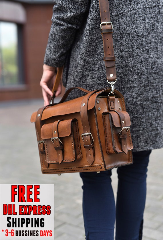 etsy leather camera bag