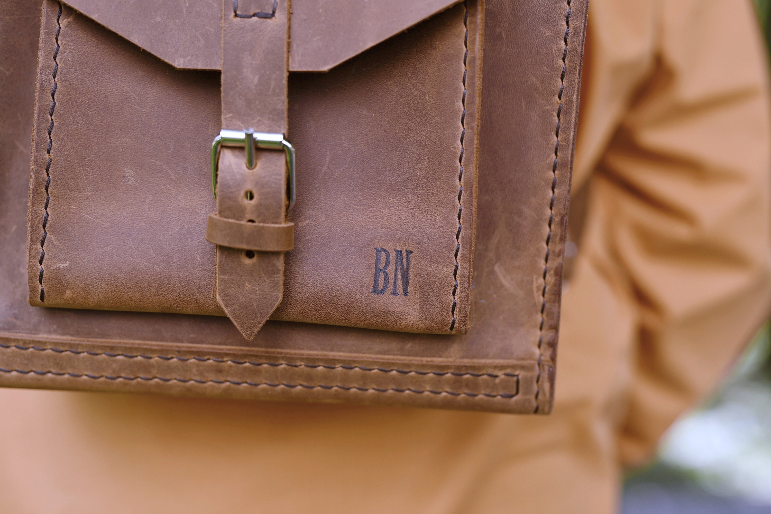 mens leather backpack coach