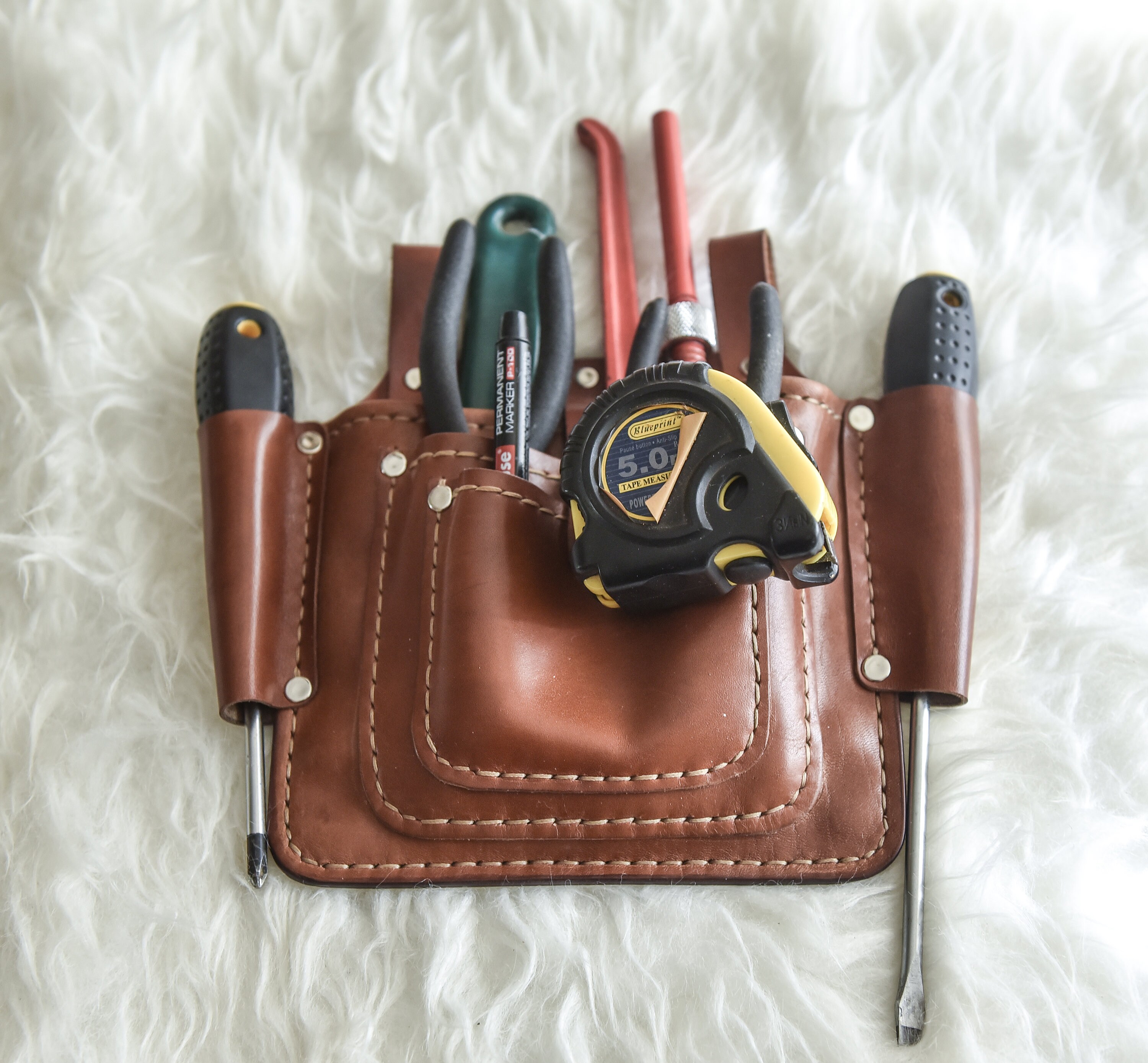 Tool bag on the belt Wrench Holder Craft Tool Belt Mechanic Etsy