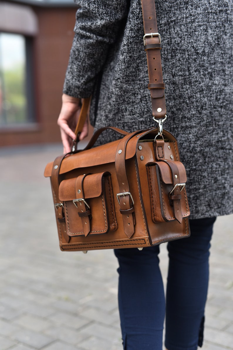 leather camera bag womens