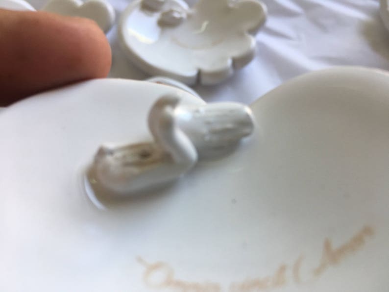 Bomboniera Cuore di ceramica con uccelli e frase, originale, personalizzata, fatta a mano in italia. imagem 8