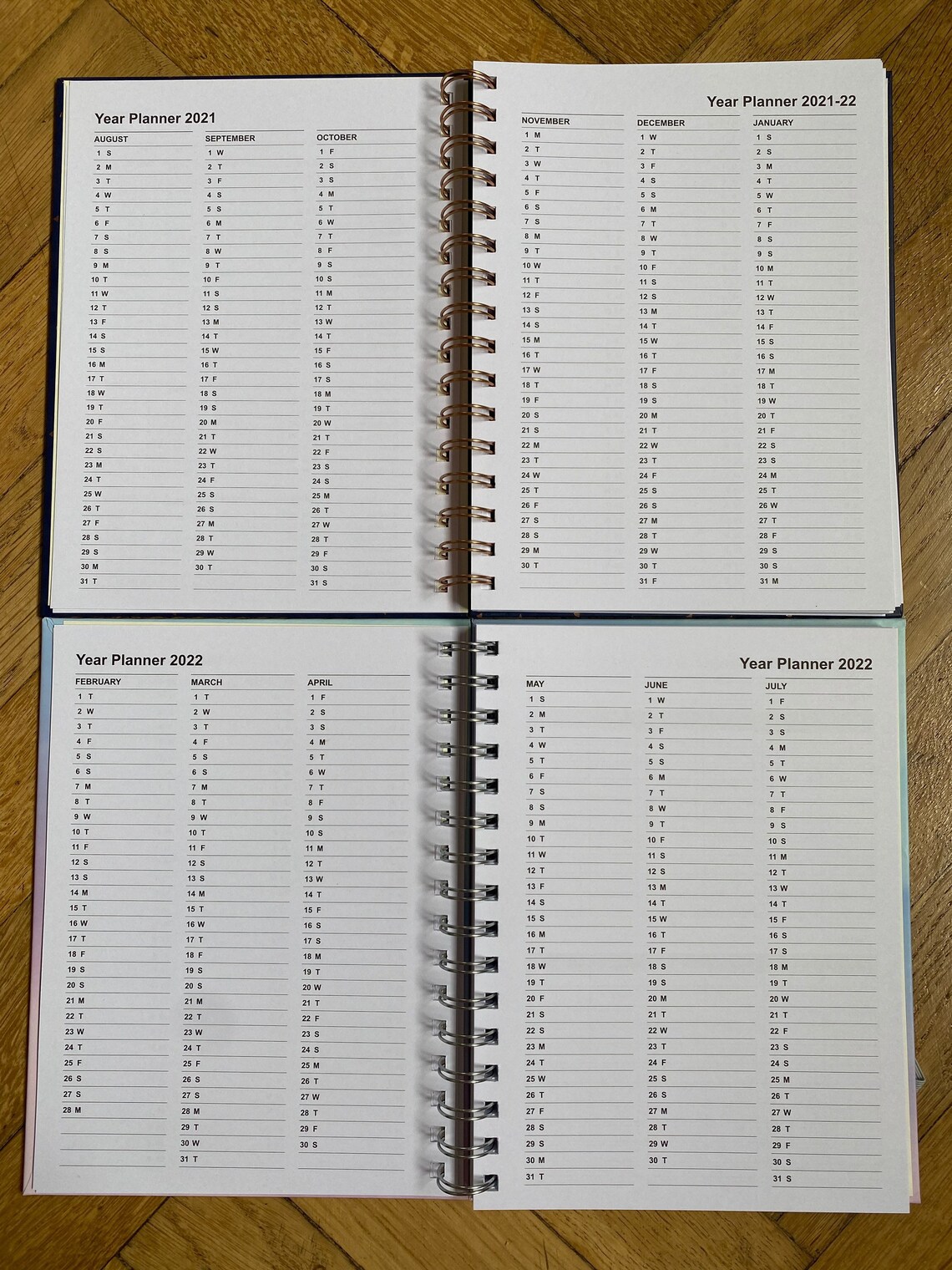 Personalised Academic Diary 2021/2022 Teacher Student Etsy