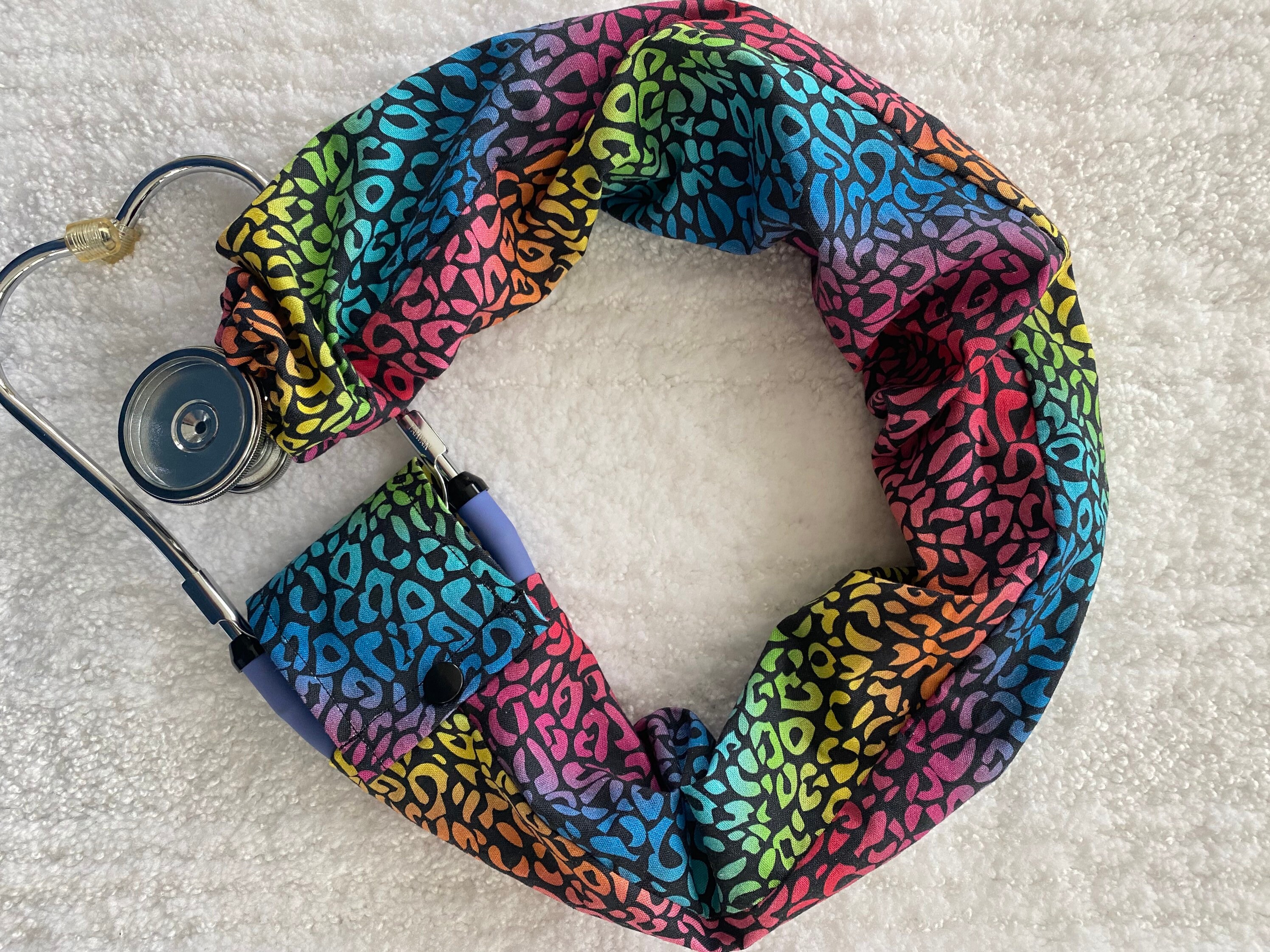 Washable Colorful Cheetah Print Stethoscope Cover - Etsy UK