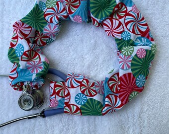 Washable Christmas Candies Stethoscope Cover