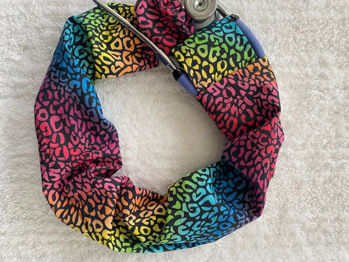 Washable Colorful Cheetah Print Stethoscope Cover - Etsy UK