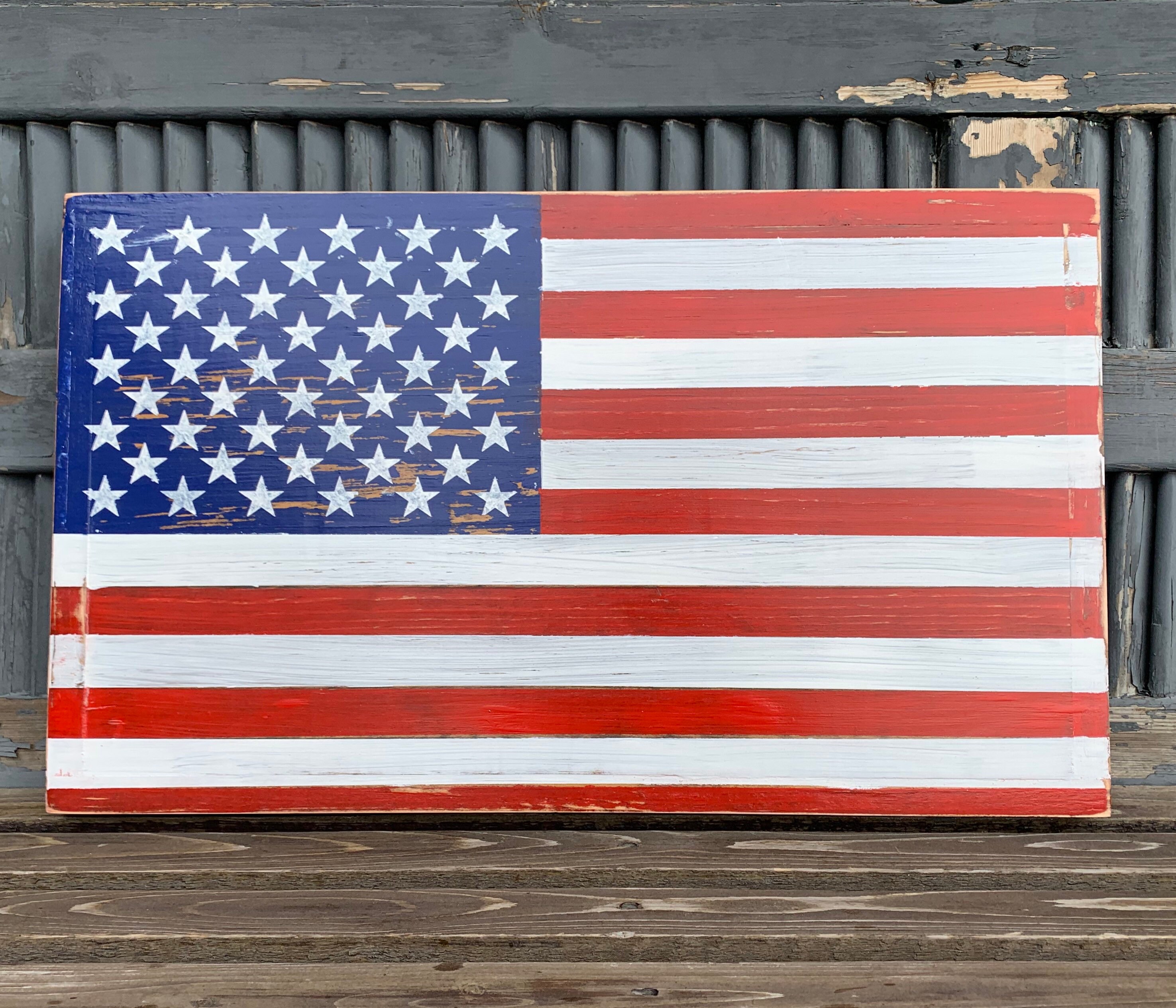 Handmade American Flag Etsy