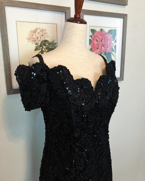 Sparkly 90s Party Dress - image 4