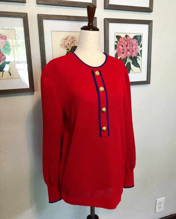 60s Primary Color Sweater