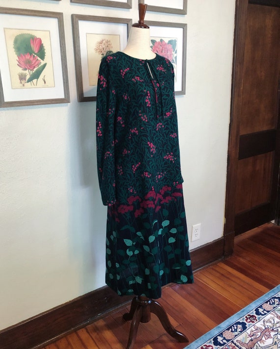 70s Floral Boho Dress