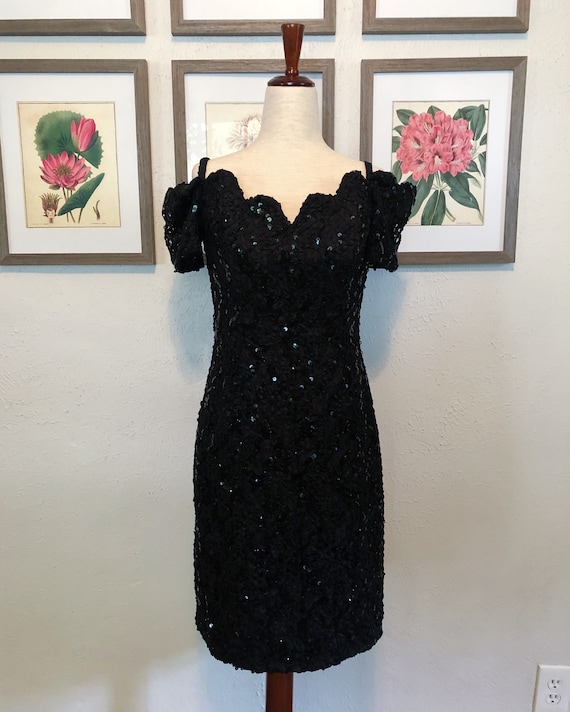 Sparkly 90s Party Dress - image 2